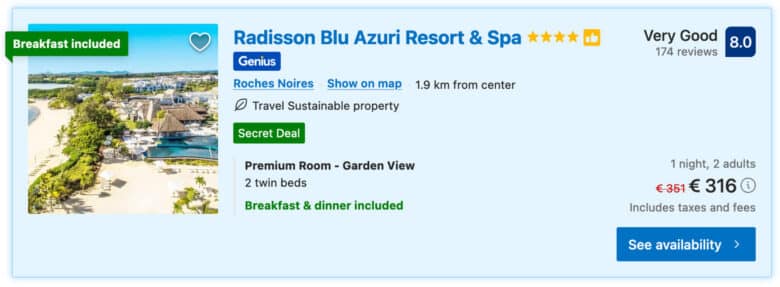 Отдых с детьми в отеле radisson blu azuri resort & spa на Маврикии